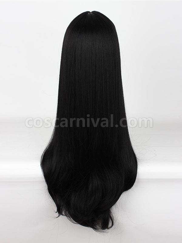 Sweet Lolita Wigs Long Straight Grey Synthetic Lolita Wig With Blunt Fringe