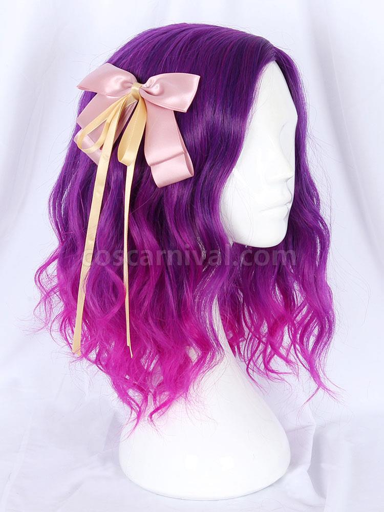 Sweet Lolita Wigs Piping Ombre Fiber Fuchsia Lolita Accessories