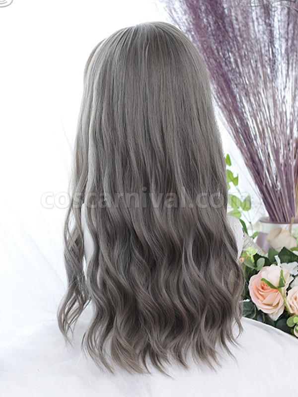 Harajuku Fashion Lolita Wig Long Heat-resistant Fiber Coffee Brown Lolita Accessories