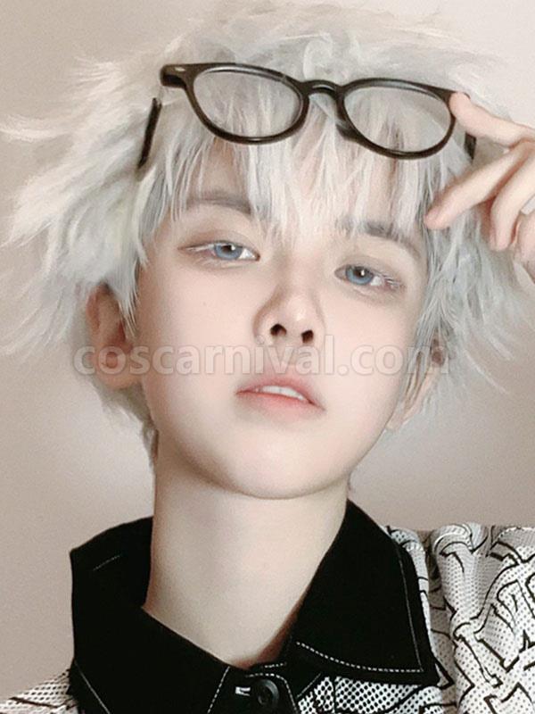 ROCOCO Style Lolita Wig Silver Short Heat-resistant Fiber Lolita Accessories