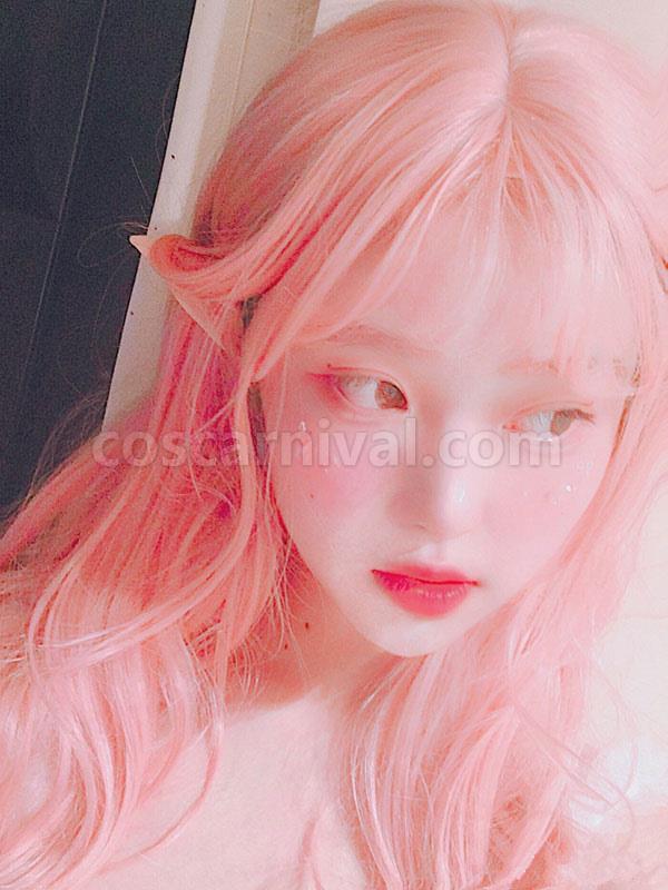 Pink Lolita Wig Long Heat Resistant Fiber Lolita Hair Wigs