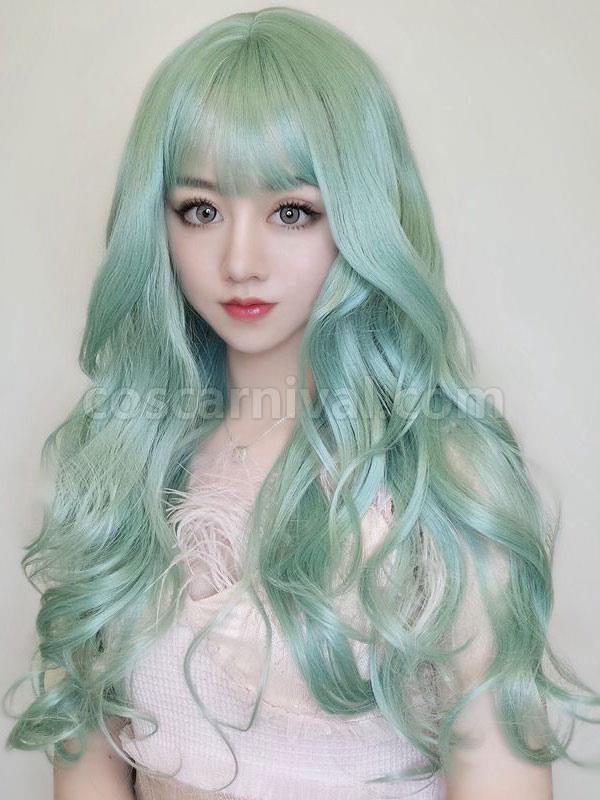 Lolita Wig Long Heat Resistant Fiber Tousled Wavy Lolita Hair Wig