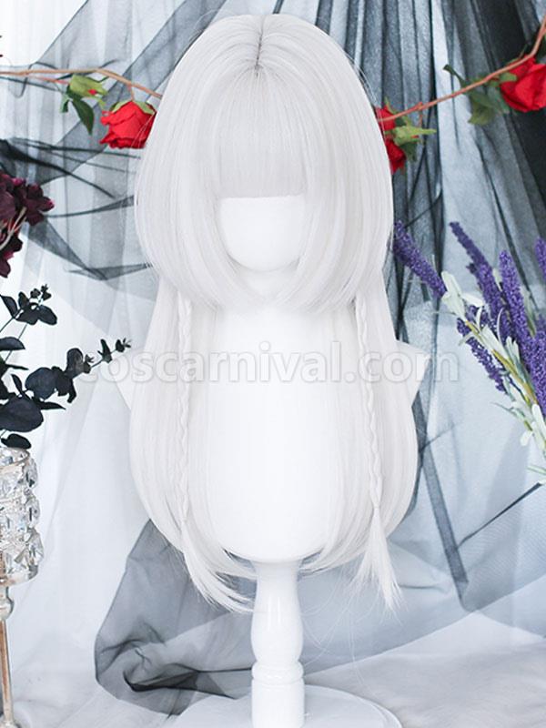 Black Lolita Wig Long Heat-resistant Fiber Lolita Accessories coscarnival