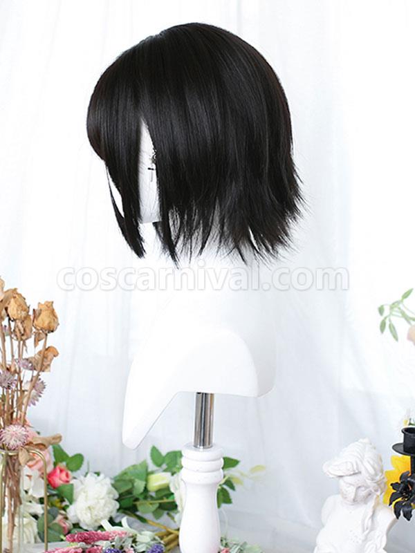 Black Lolita Wigs Short Heat-resistant Fiber Lolita Accessories