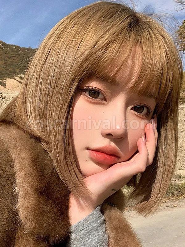 ROCOCO Style Lolita Wig Short Heat-resistant Fiber Gray Lolita Accessories
