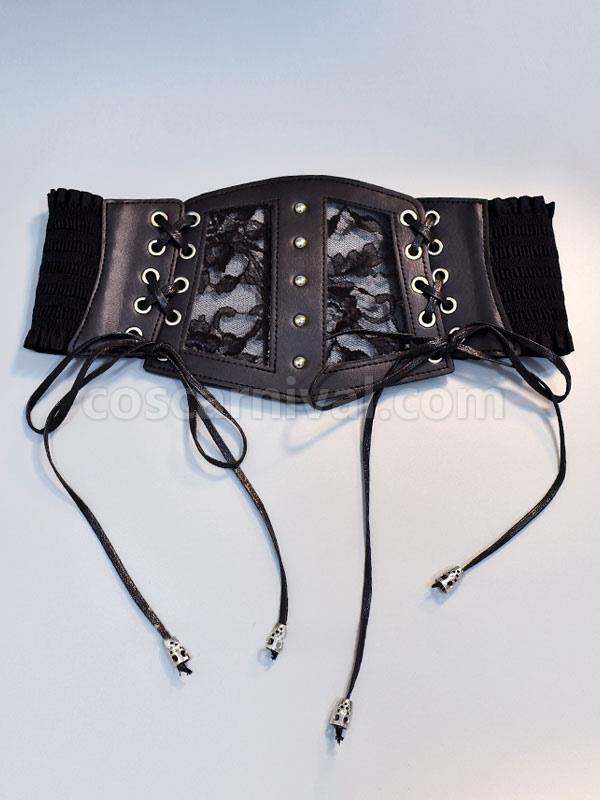 Steampunk Lolita Accessories Black Lace Up?Lace Lace Polyester Fiber Miscellaneous