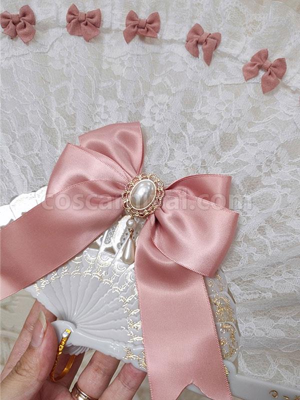 Pink Lolita Accessories Bows Accessory Poly Cotton Blend Miscellaneous