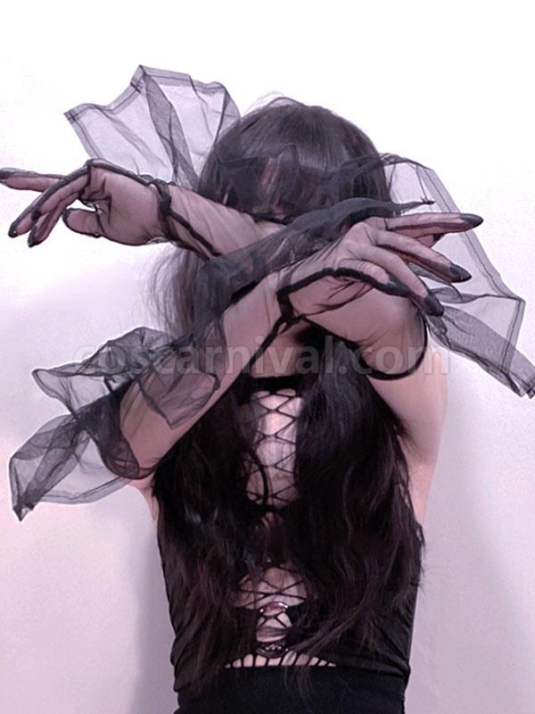 Steampunk Lolita Accessories Black Oversleeves Polyester Fiber Miscellaneous