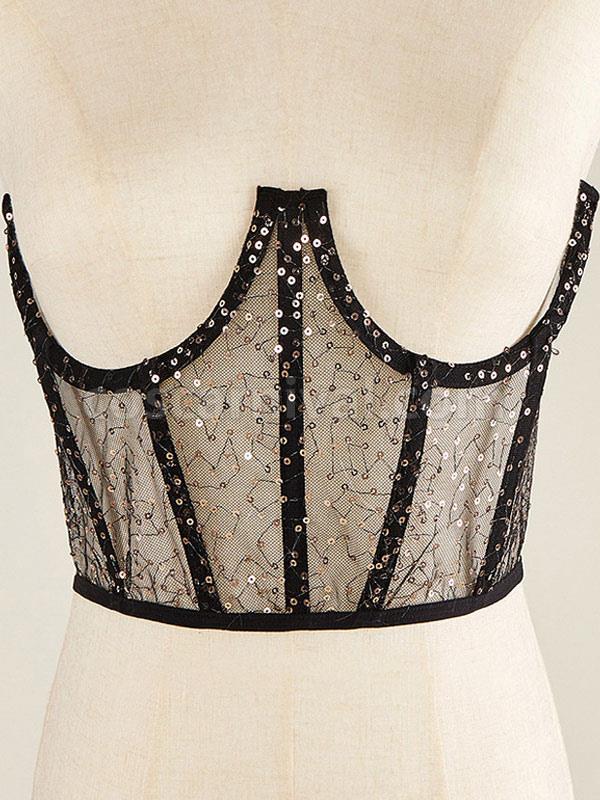 Gothic Lolita Accessories White Sequins Polyester Fiber Miscellaneous
