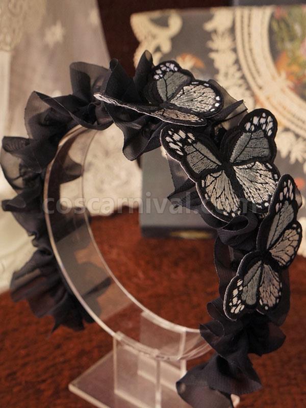 Gothic Lolita Accessories Red Bows Accessory Polyester Fiber Miscellaneous coscarnival