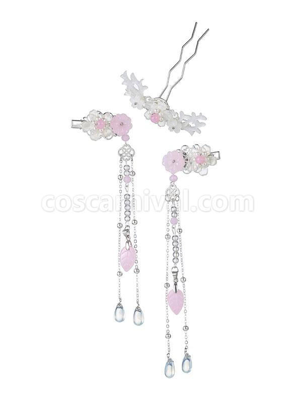중국 스타일 로리타 액세서리 녹색 꽃 모자 기타 coscarnival