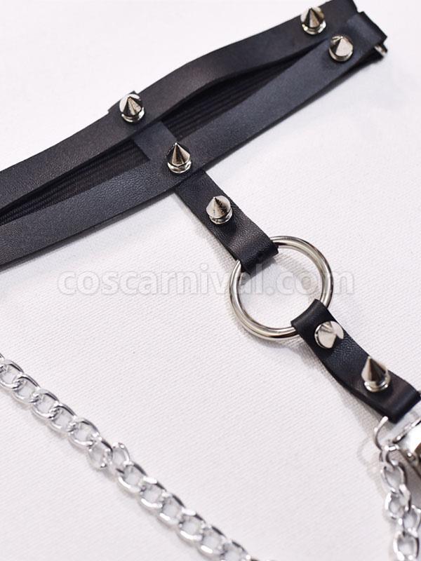 Gothic Lolita Choker Rivets?Metal Details Metallic Choker Metal Miscellaneous Black Lolita Accessories