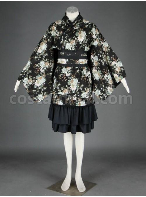 Long Sleeves Cotton Gothic Lady Lolita Dress coscarnival