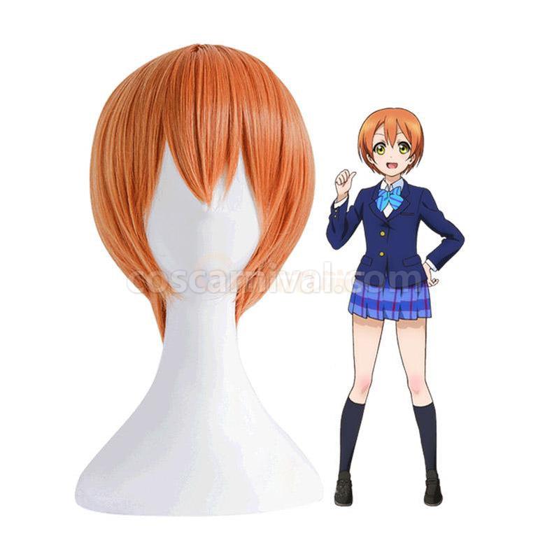 LoveLive! Hoshizora Rin Short Orange Cosplay Wigs coscarnival011118486