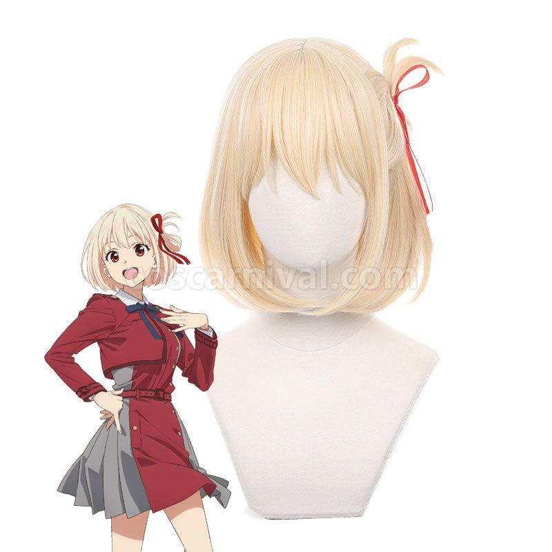 Lycoris Recoil Chisato Nishikigi Cosplay Wigs coscarnival01113558
