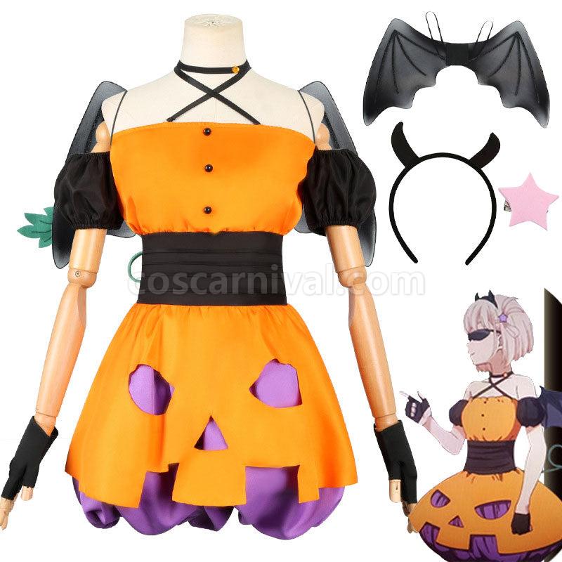 Lycoris Recoil Chisato Nishikigi Halloween Little Devil Cosplay Costumes coscarnival01112645