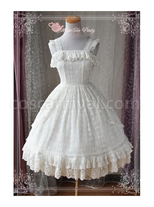 Magic-Tea-Party-Alina-Series-White-Lace-Embroidery-Classic-Lolita-Sling-Dress-coscarnival-949