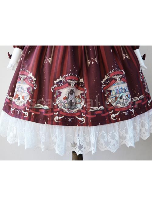 Magic-Tea-Party-Bedtime-Book-Series-OP-Classic-Lolita-Long-Sleeve-Dress-coscarnival-42