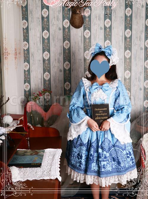 Magic-Tea-Party-Western-Style-Dress-Workshop-Series-Printing-Long-Puff-Sleeve-Classic-Lolita-Dress-coscarnival-4524