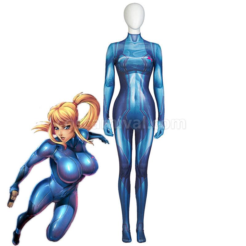 Metroid Dread Metroid Jumpsuit Cosplay Costume coscarnival01116209