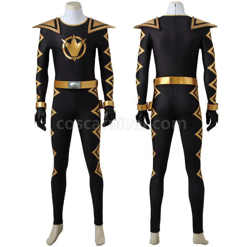 Mighty Morphin Power Rangers Asuka Abaranger Abare Black Cosplay Costumes coscarnival01114222