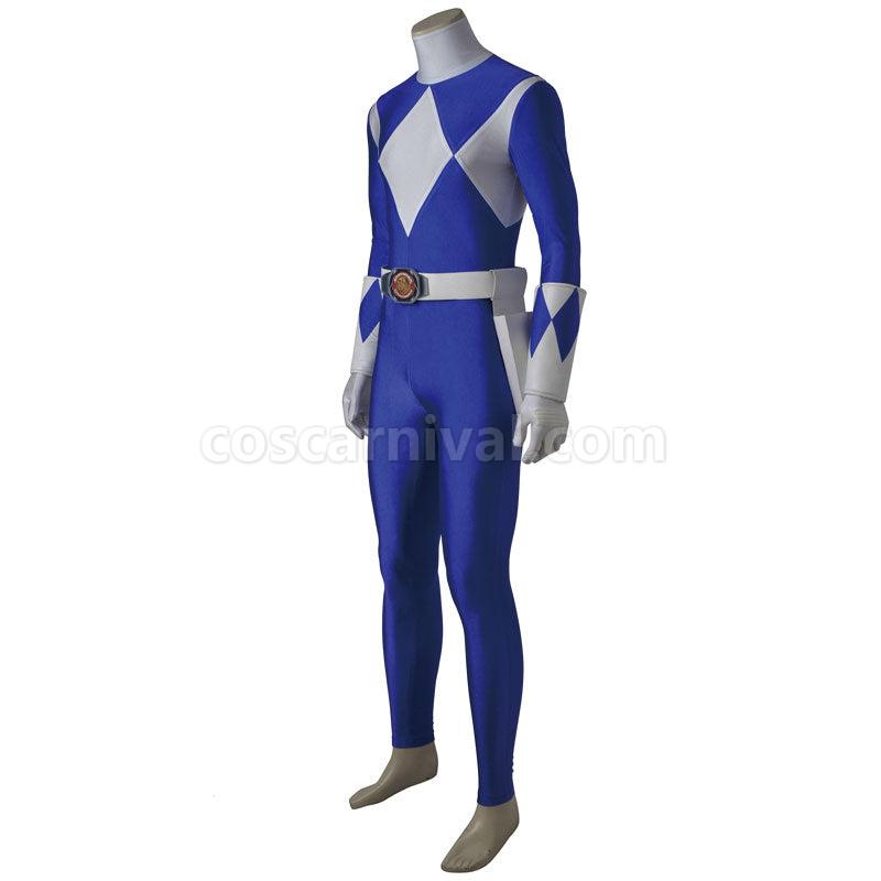 Mighty Morphin Power Rangers Billy Cranston Blue Ranger Cosplay Costumes coscarnival01114355