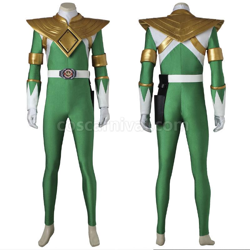 Mighty Morphin Power Rangers Tommy Oliver Green Ranger Cosplay Costumes coscarnival01114340