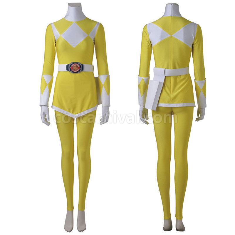 Mighty Morphin Power Rangers Trini Kwan Yellow Ranger Cosplay Costumes coscarnival01114336