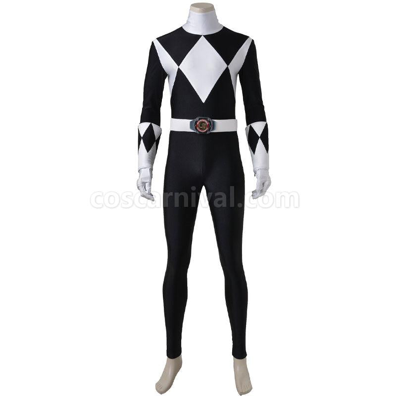 Mighty Morphin Power Rangers Zack Taylor Black Ranger Cosplay Costumes coscarnival01114356