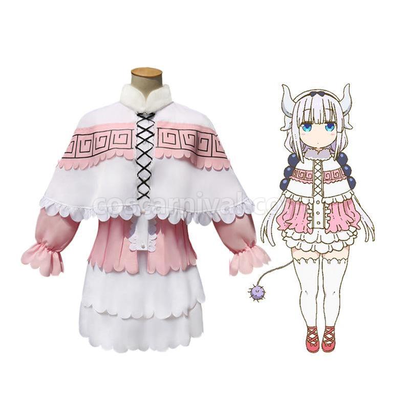 Miss Kobayashi's Dragon Maid Kanna Kamui Dress Cosplay Costume coscarnival011117489