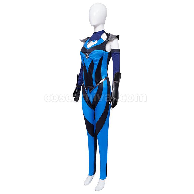 Mortal Kombat 11 Kitana Cosplay Costumes coscarnival01113038