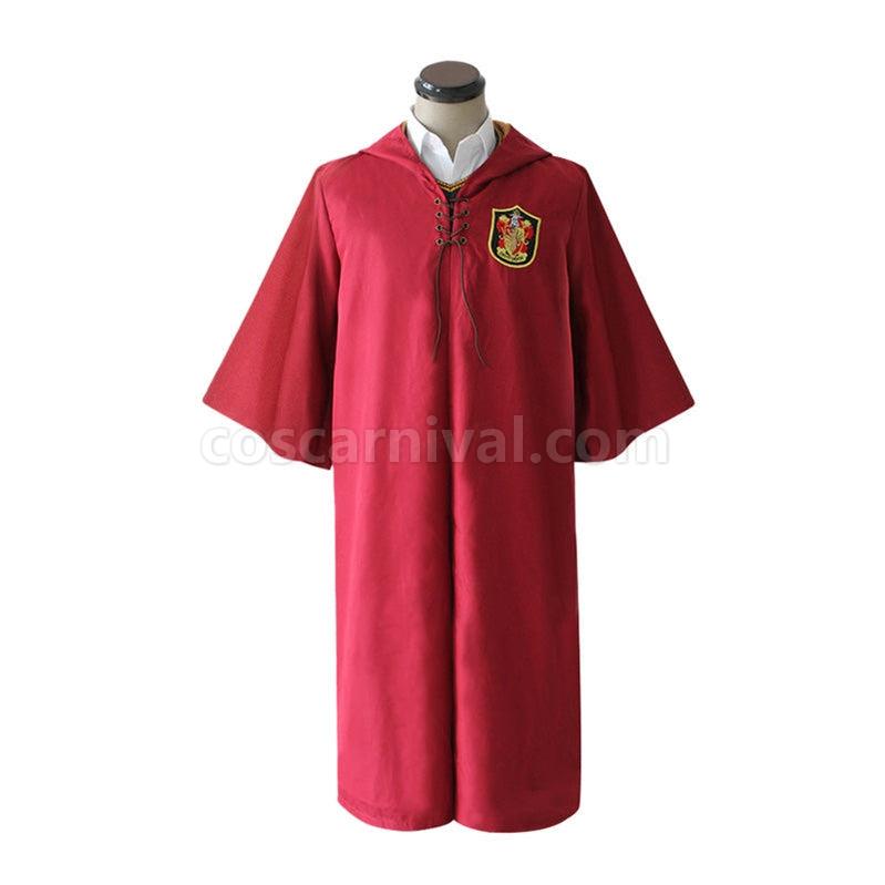 Movie Harry Potter Hogwarts Gryffindor Quidditch Team Cloak Cosplay Costume coscarnival011114458