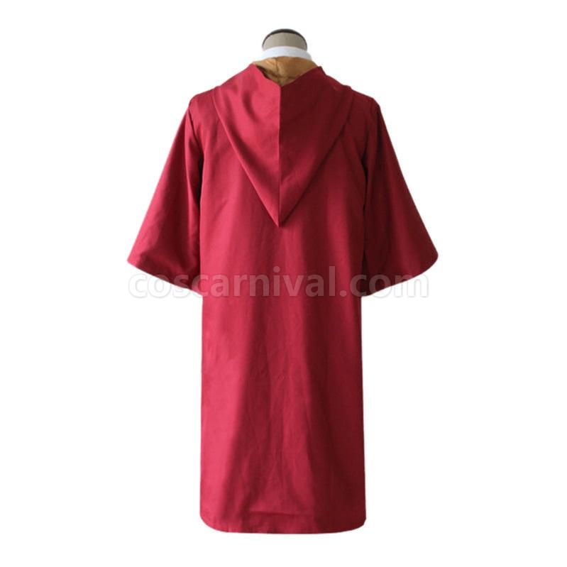 Movie Harry Potter Hogwarts Gryffindor Quidditch Team Cloak Cosplay Costume coscarnival011114467