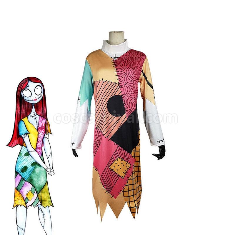 Movie The Nightmare Before Christmas Sally Cosplay Costume coscarnival011114311