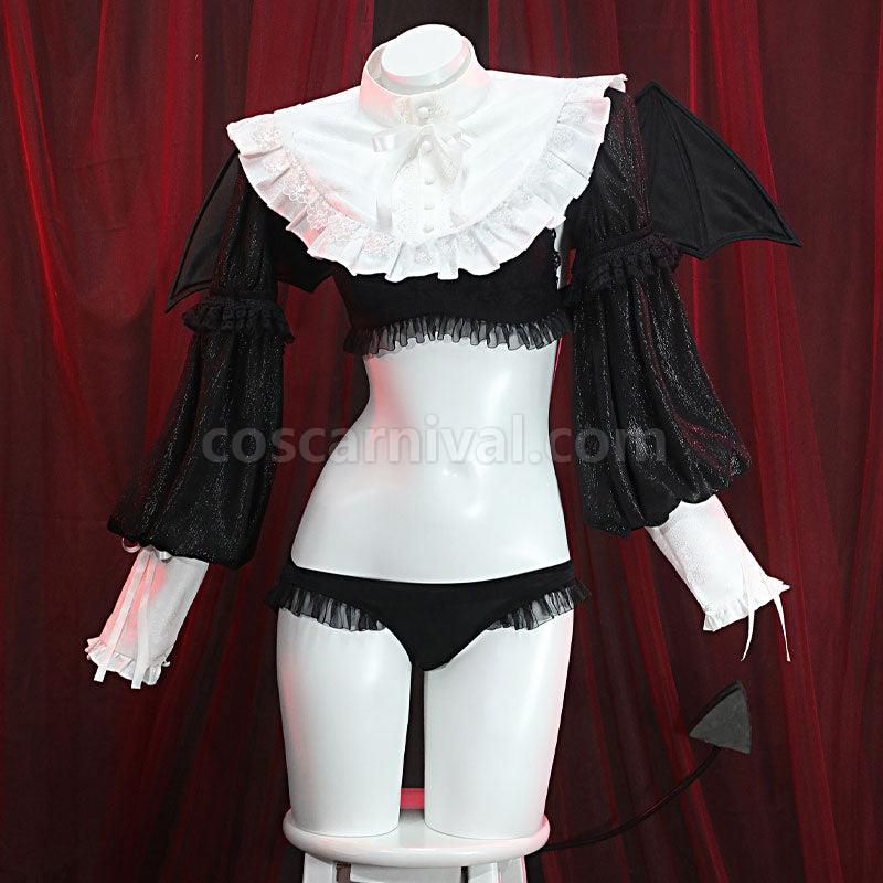 My Dress Up Darling Marin Kitagawa Rizu Kyun Cosplay Costumes With Free Wing Props coscarnival01116239