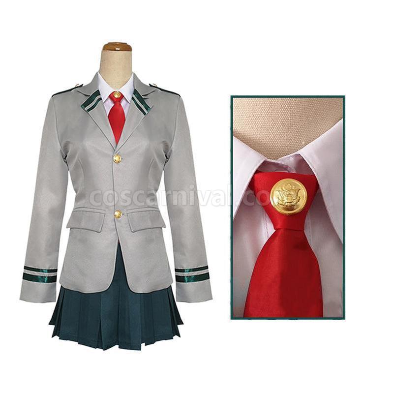 My Hero Academia Female School Uniform Cosplay Costume, side view