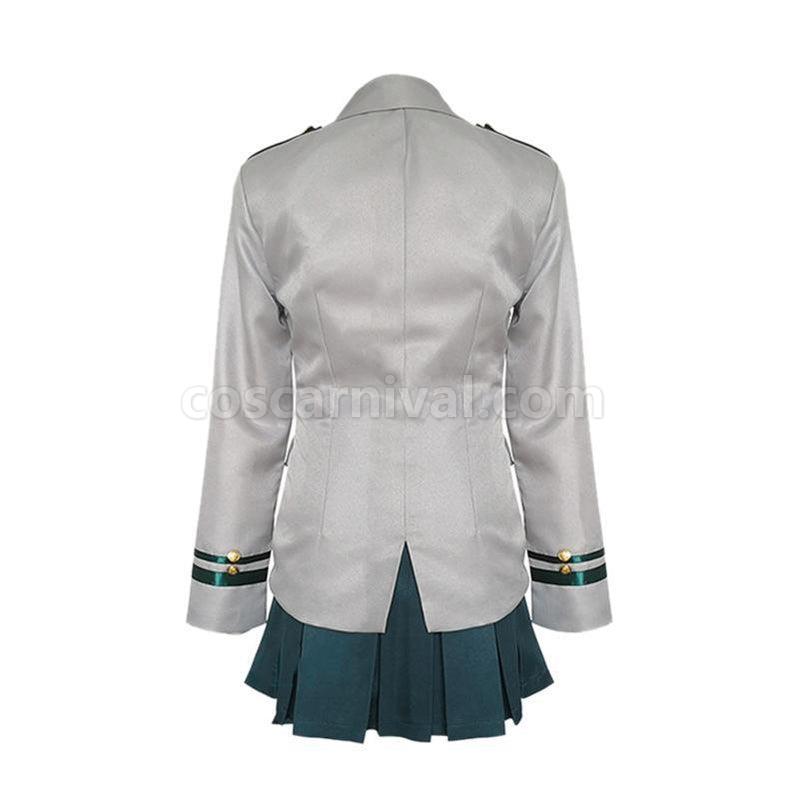 My Hero Academia Female School Uniform Cosplay Costume, back view