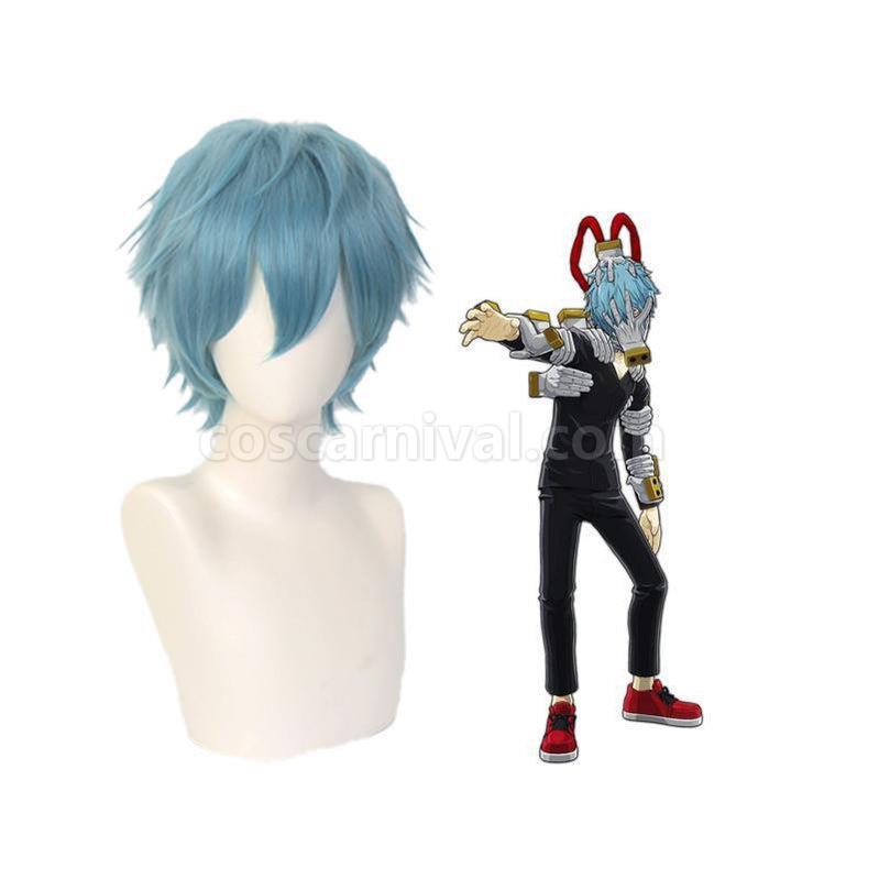 My Hero Academia Shigaraki Tomura Short Blue Cosplay Wigs coscarnival011119268