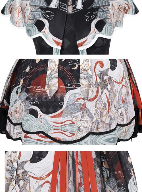 Mythical-Animals-Fight-Series-OP-Chinese-Style-Retro-Classic-Lolita-Dress-Set-coscarnival-5037