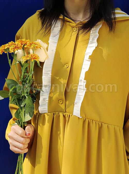 Navy-Lace-Loose-High-Waist-Long-Sleeves-Sweet-Lolita-Dress-coscarnival-2469