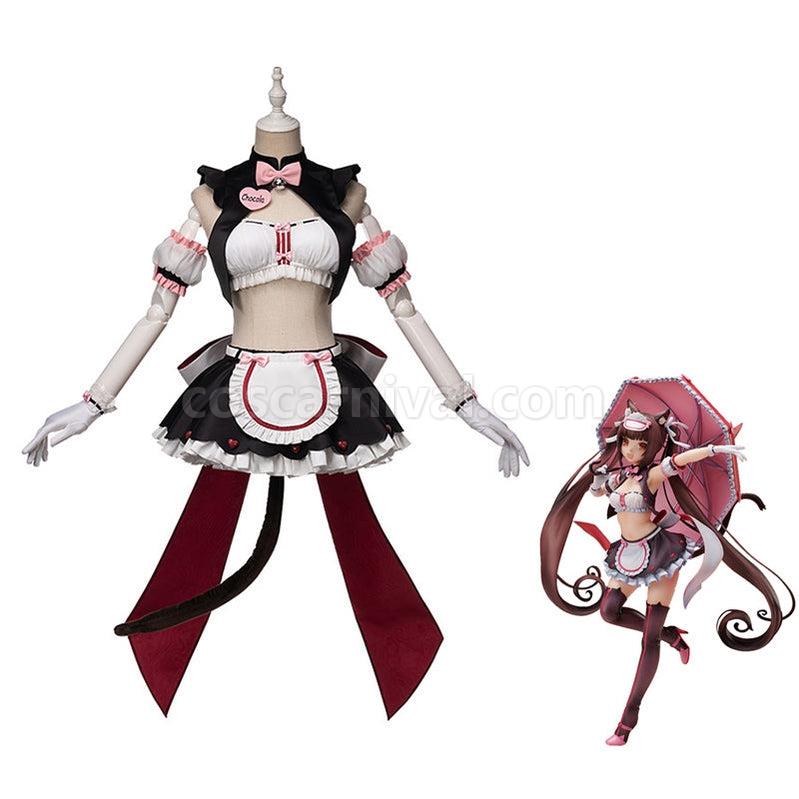 Nekopara Catgirl Chocola Race Queen Maid Outfits Cosplay Costume coscarnival011113332