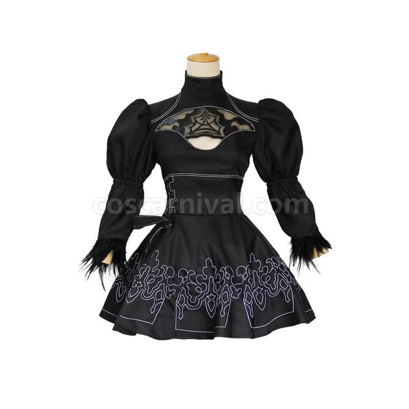Nier Automata 2B YoRHa No.2 Type B Cosplay Costumes coscarnival011118615