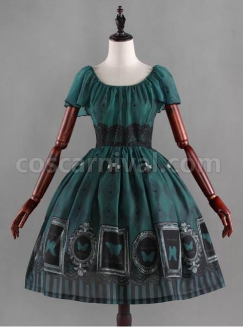 Obsidian-Butterfly-Dance-Emerald-Short-Sleeve-Lolita-OP-coscarnival-4997