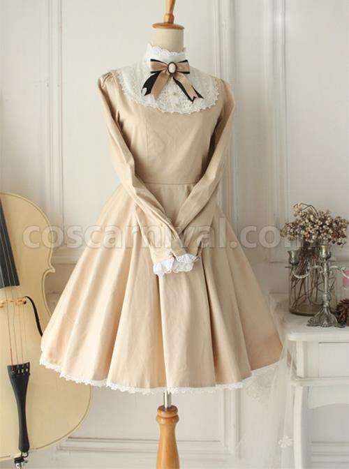 Old-Castle-Girl-Series-Retro-Classical-Classic-Lolita-Long-Sleeve-Dress-coscarnival-530