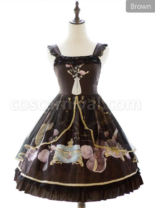 Old-Time-Dream-Series-Retro-Printing-JSK-Classic-Lolita-Sling-Dress-coscarnival-4129