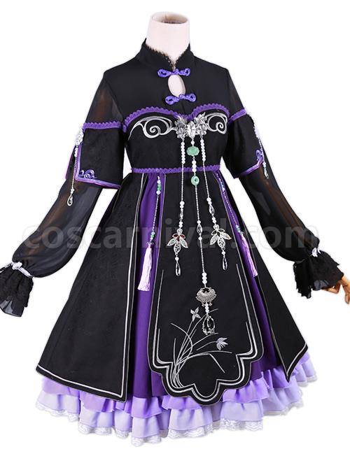 Orchid-Grass-Embroidery-Chinese-Style-Classic-Qi-Lolita-Purple-Dress-coscarnival-3846