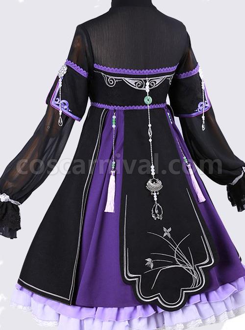 Orchid-Grass-Embroidery-Chinese-Style-Classic-Qi-Lolita-Purple-Dress-coscarnival-3855