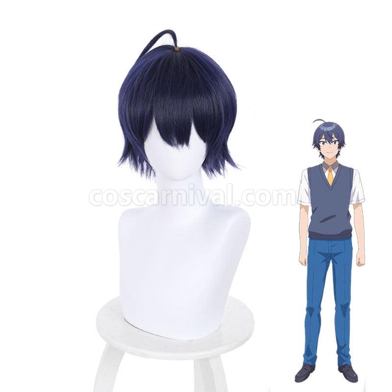 Osananajimi ga Zettai ni Makenai Love Comedy Maru Sueharu Blue Purple Short Cosplay Wig coscarnival011111834