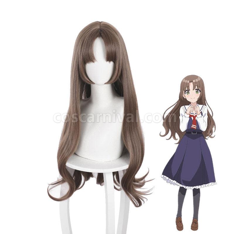 Osananajimi ga Zettai ni Makenai Love Comedy Momosaka Maria Brown Long Cosplay Wigs coscarnival011111840