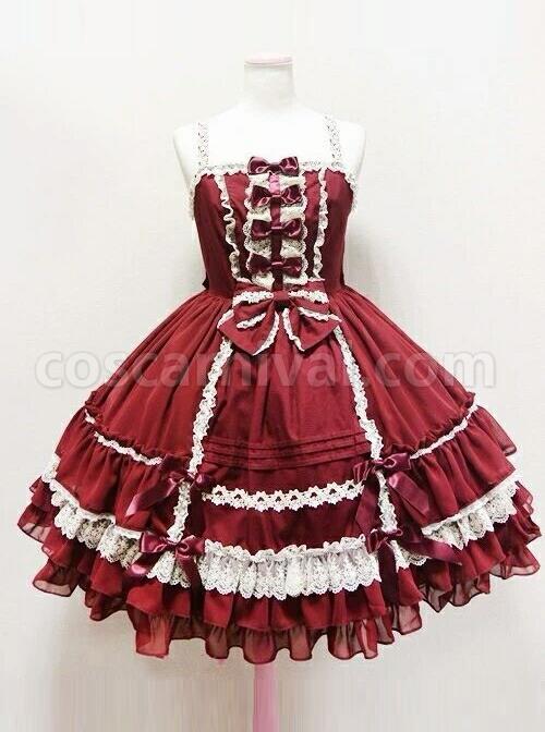 Palace-Style-Bowknot-Lace-Classic-Lolita-Sling-Dress-coscarnival-894